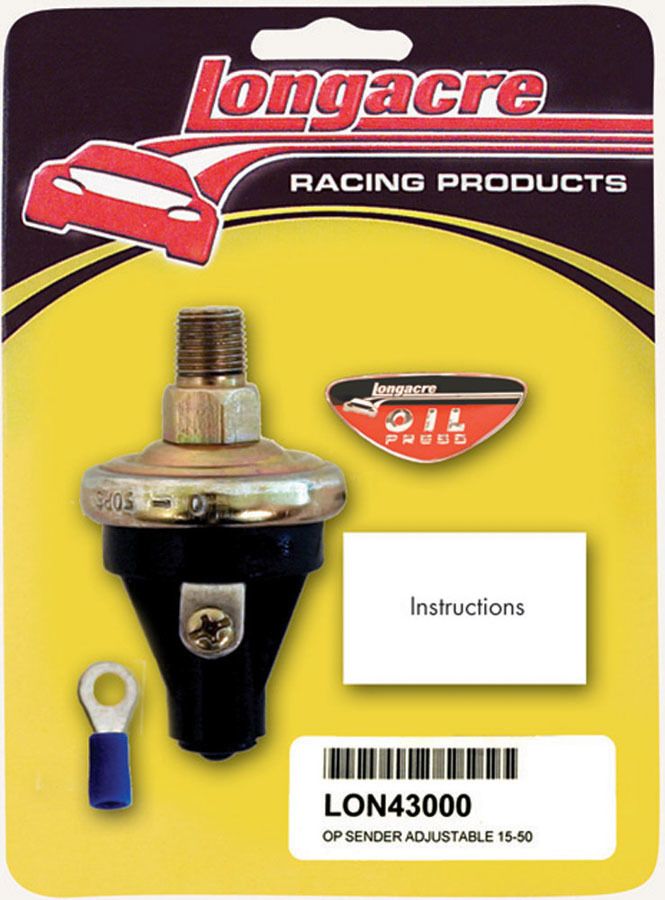 LONGACREOil Pressure Sender 1/8in. NPT 15-50psi
