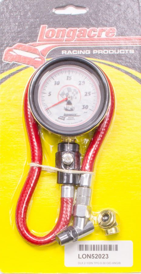 LONGACRETire Gauge 0-30PSI 2.5in GID Deluxe