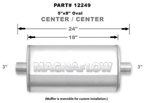 MAGNAFLOW PERF EXHAUSTStainless Steel Muffler