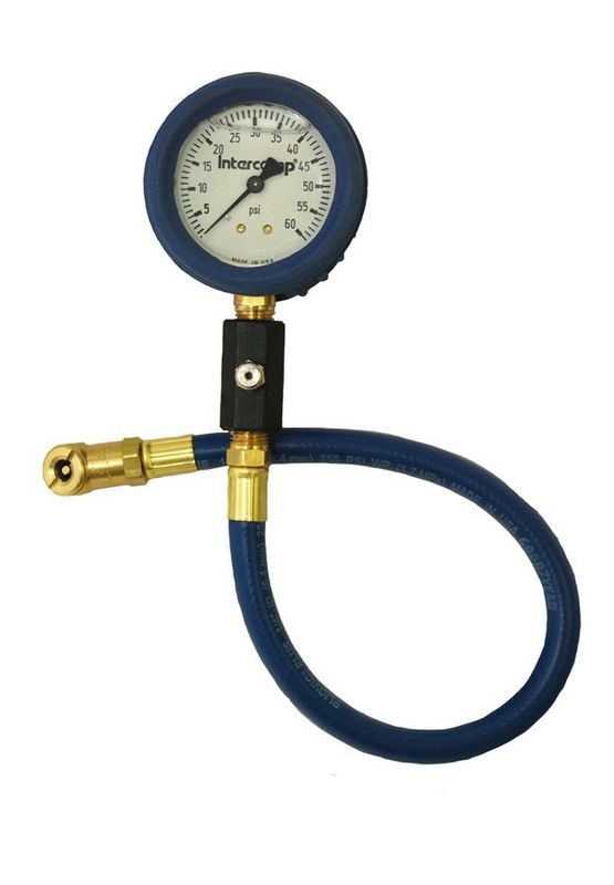INTERCOMPDeluxe Air Gauge 2.5in 0-60 Liquid Filled