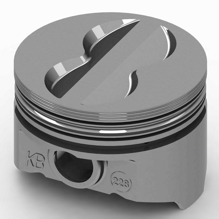 KB PERFORMANCE PISTONS SBC Flat Top Piston Set 4.030 Bore -7cc