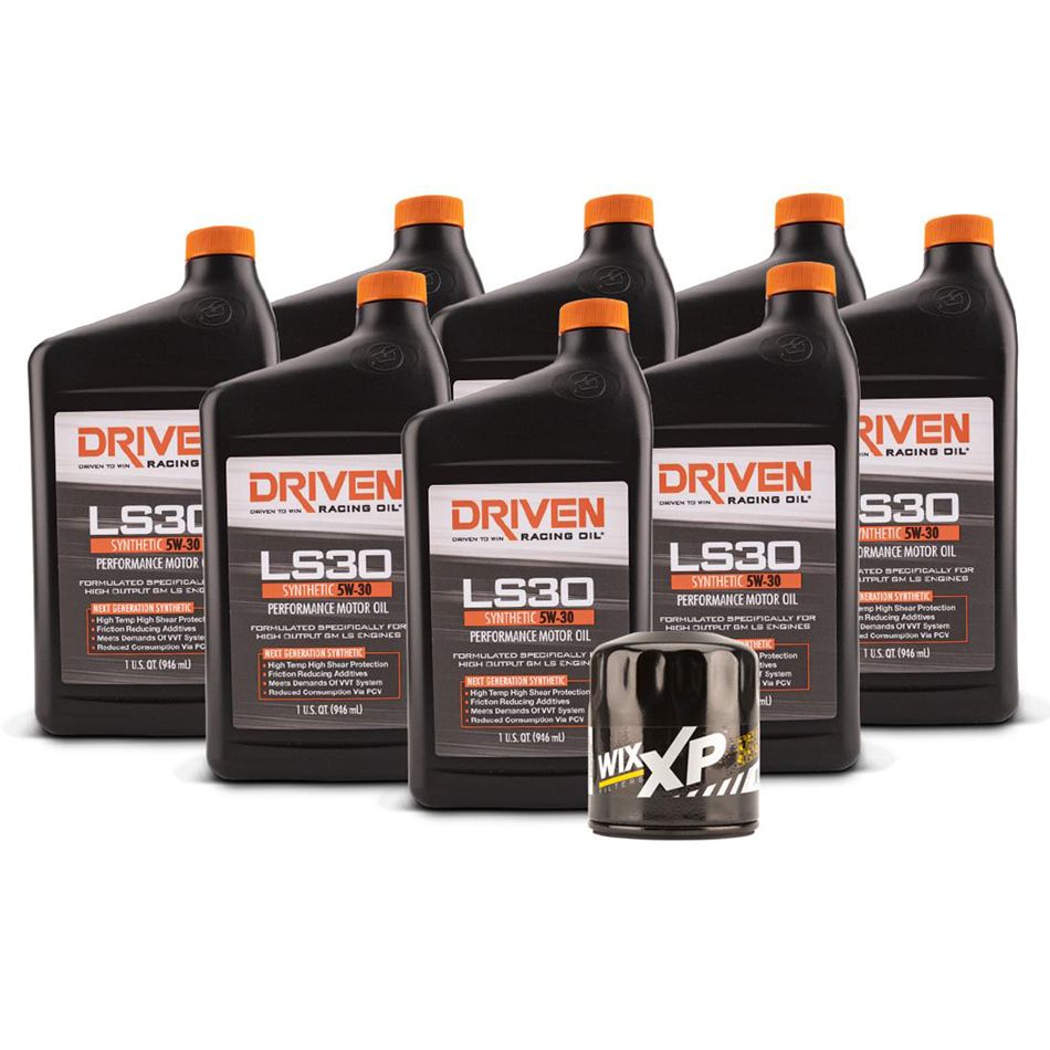 DRIVEN RACING OILLS30 Oil Change Kit 07- LS Engines 8 Qt