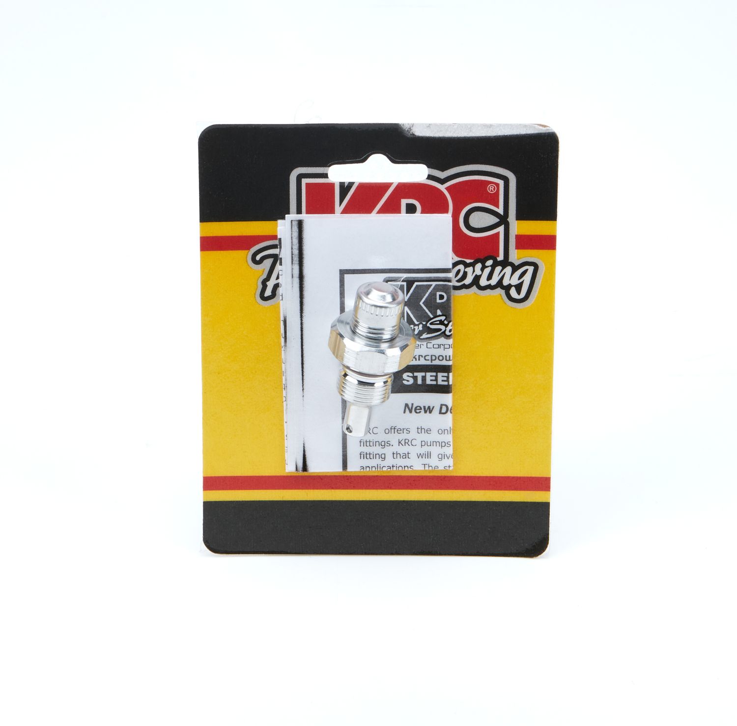 KRC POWER STEERINGAlum Flow Valve -6an Male ID Blank