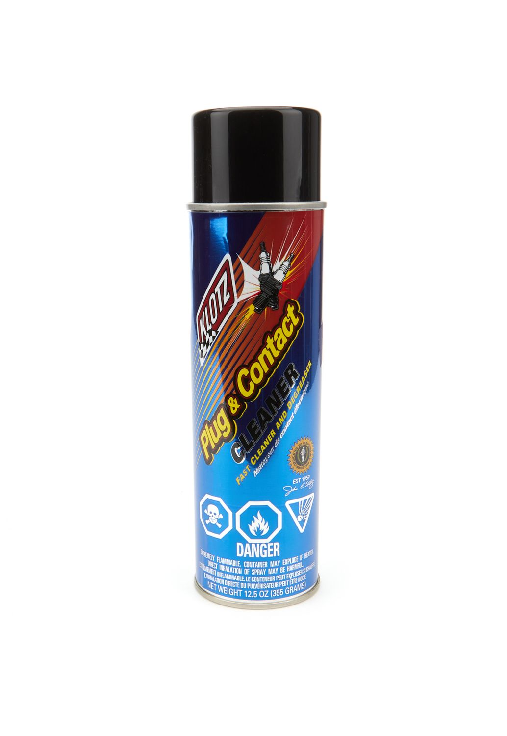 KLOTZ SYNTHETIC LUBRICANTSPlug and Contact Cleaner 12.5 Ounces