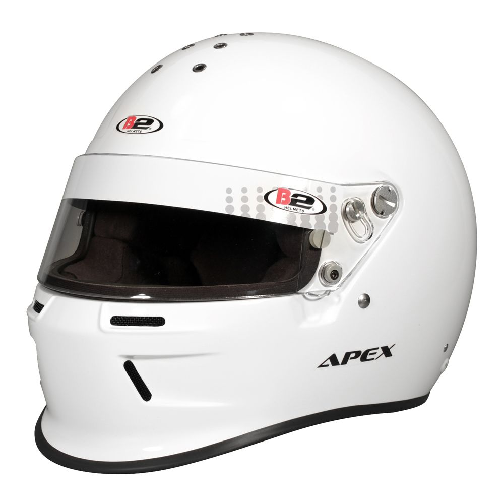 B2 HELMETS - OLDHelmet Apex White 60-61 Large SA20