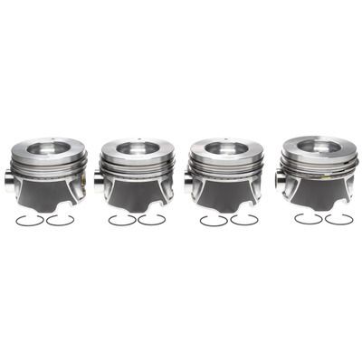 MAHLE ORIGINAL/CLEVITEPiston Set w/Rings 4pk GM 6.6L Duramax LH