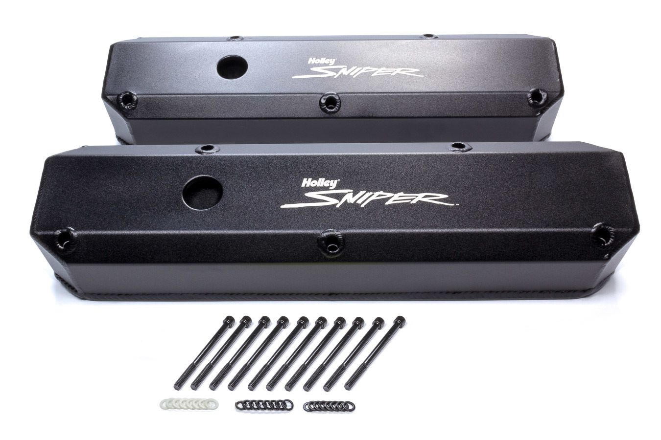 HOLLEYSniper Fabricated Valve Covers SBM Tall 64-91