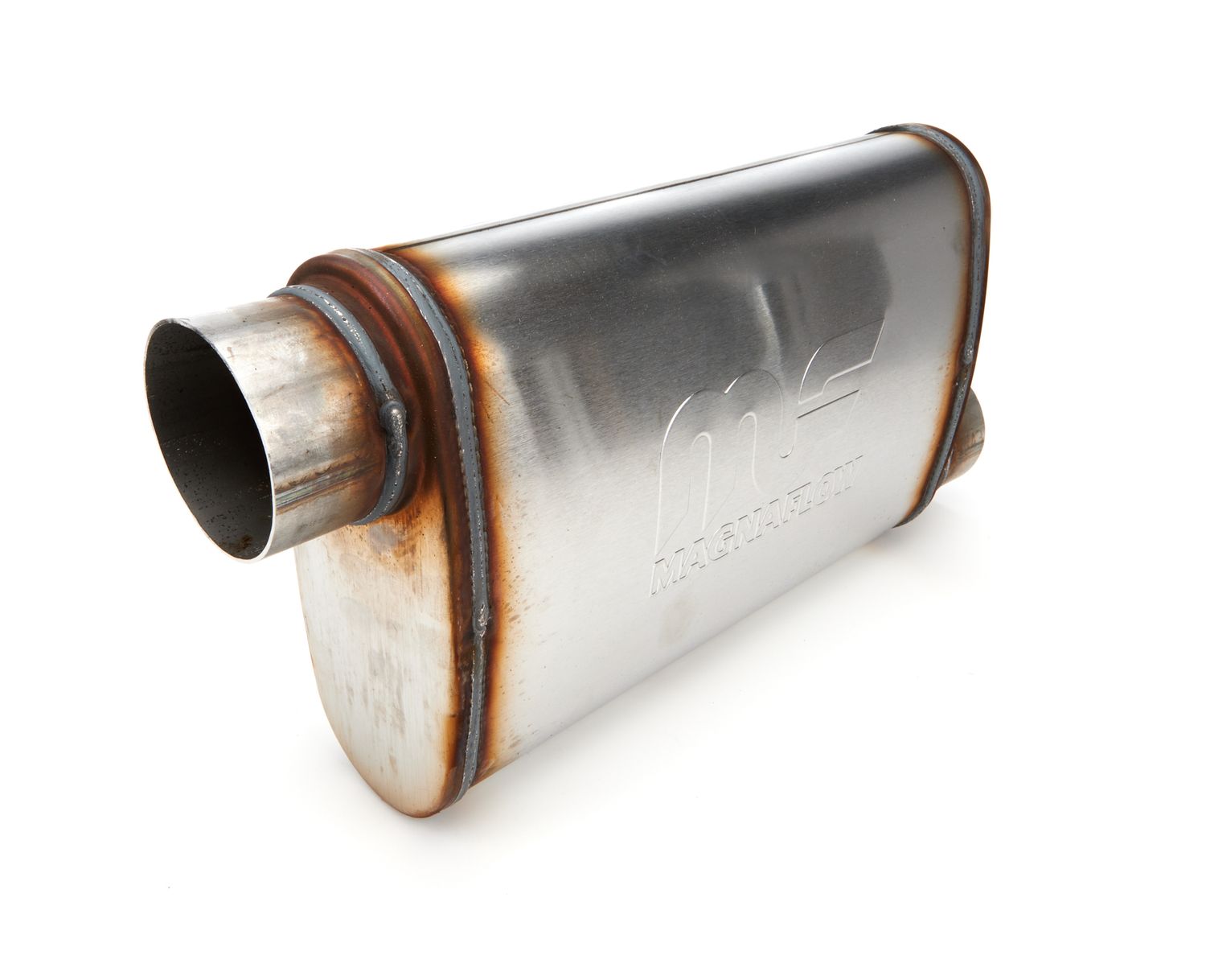 MAGNAFLOW PERF EXHAUSTStainless Steel Muffler 3in In/Out Offset/Offset