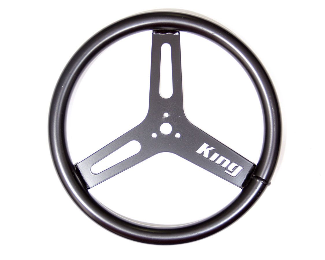 KING RACING PRODUCTS Steering Wheel Alum Big Tube Black