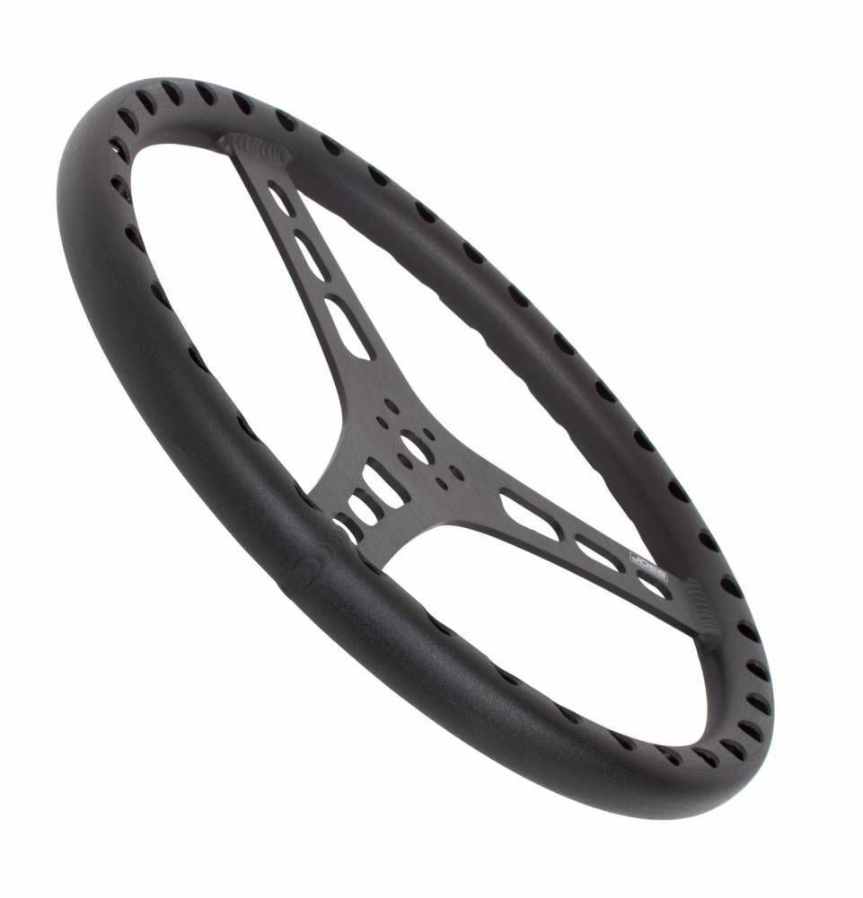 JOES RACING PRODUCTS14in Flat Steering Wheel Black