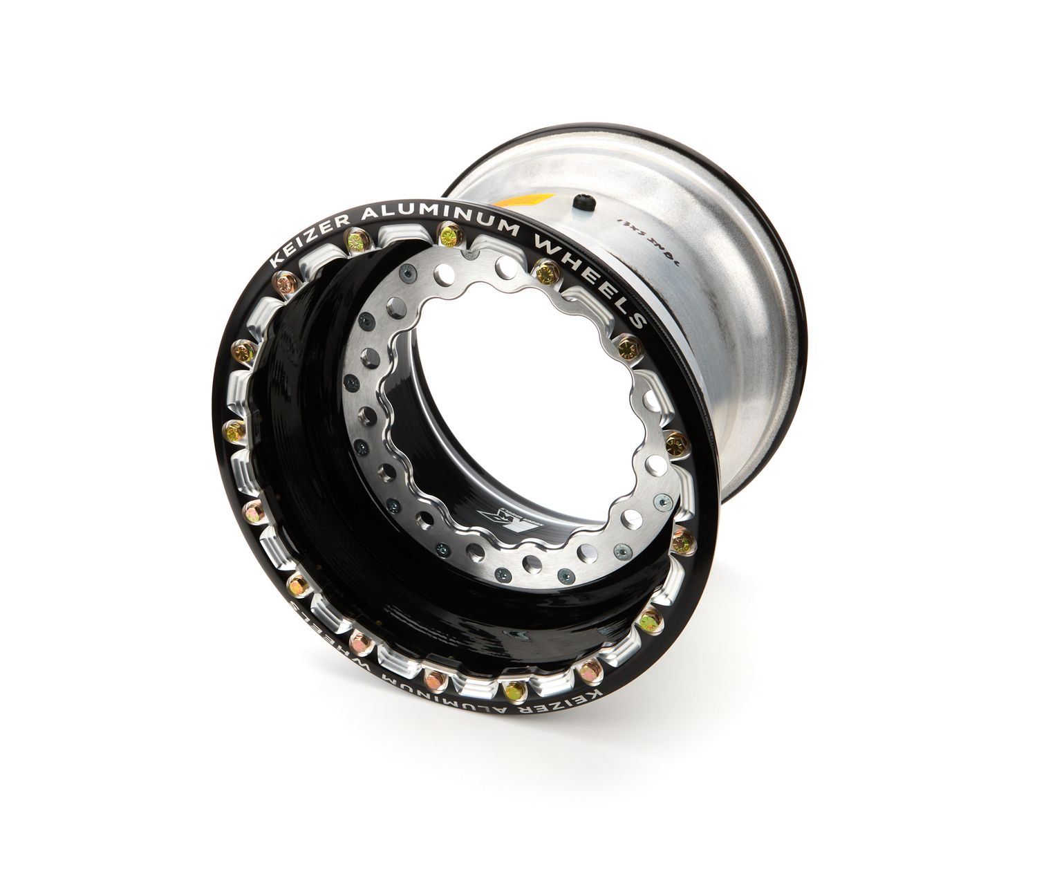 KEIZER ALUMINUM WHEELS, INC.15x13x5 Wide 5 BLK Inner B/L Modular