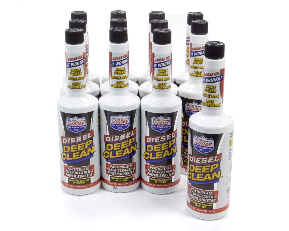 LUCAS OILDiesel Deep Clean Fuel Additive Case 12x16oz.