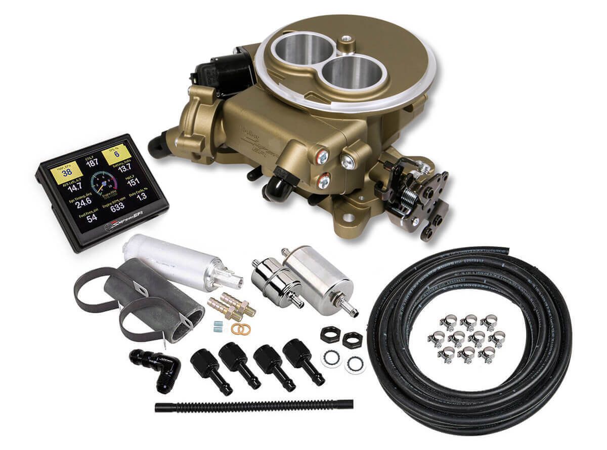 HOLLEYSniper 2300 EFI Master Kit Gold Finish