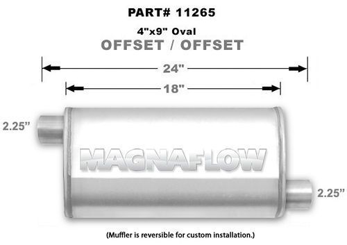 MAGNAFLOW PERF EXHAUSTStainless Steel Muffler