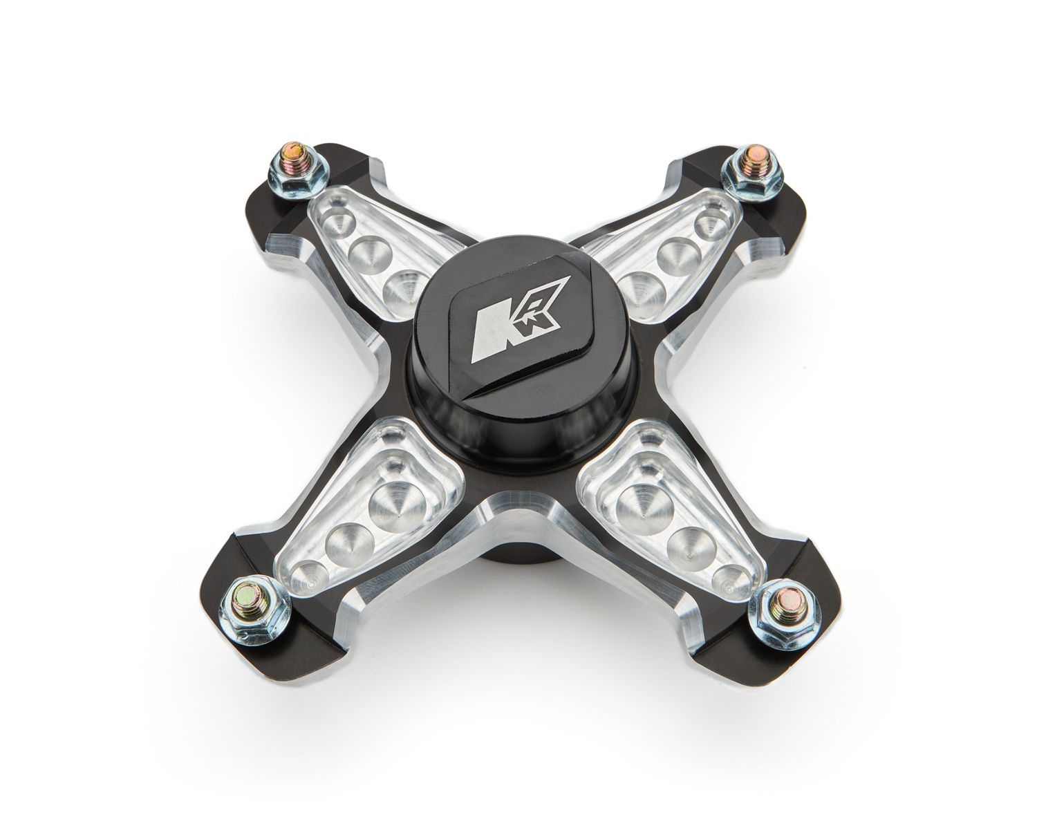 KEIZER ALUMINUM WHEELS, INC.Front Hub Blk Anod 4 Pin Micro w/Bearing Right