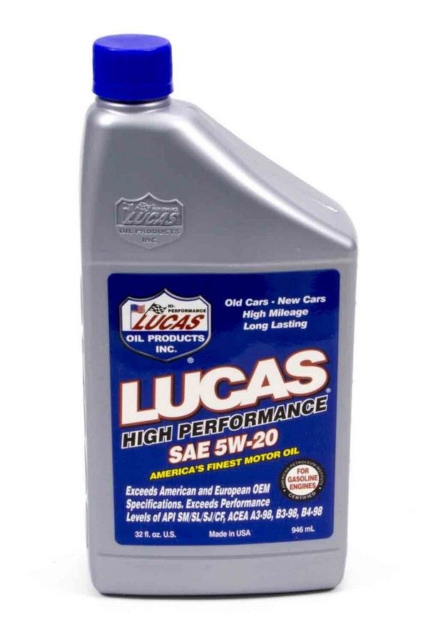 LUCAS OILSAE 5w20 Motor Oil 1 Quart