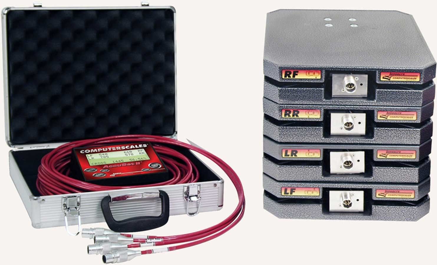 LONGACRE Computer Scales AccuSet II 1100lb w/12in Pad