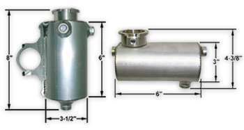 HOWEVertical Surge Tank Clamp On 1.75in