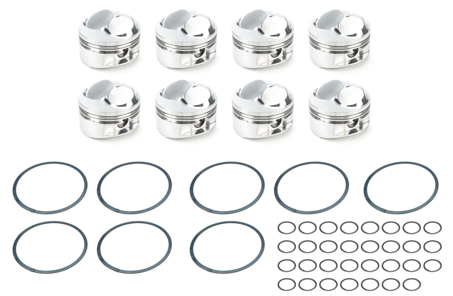 JE PISTONSBBC Domed Piston Set 4.500 Bore +45cc