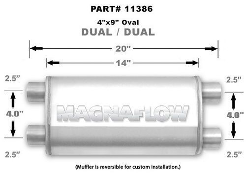 MAGNAFLOW PERF EXHAUSTStainless Steel Muffler