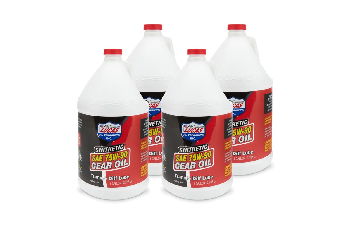 LUCAS OIL75w90 Trans/Diff Lube Case/4-Gal