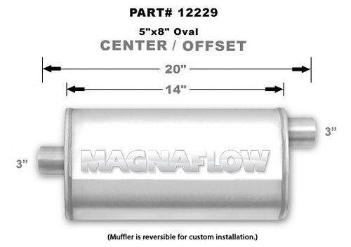 MAGNAFLOW PERF EXHAUSTStainless Steel Muffler