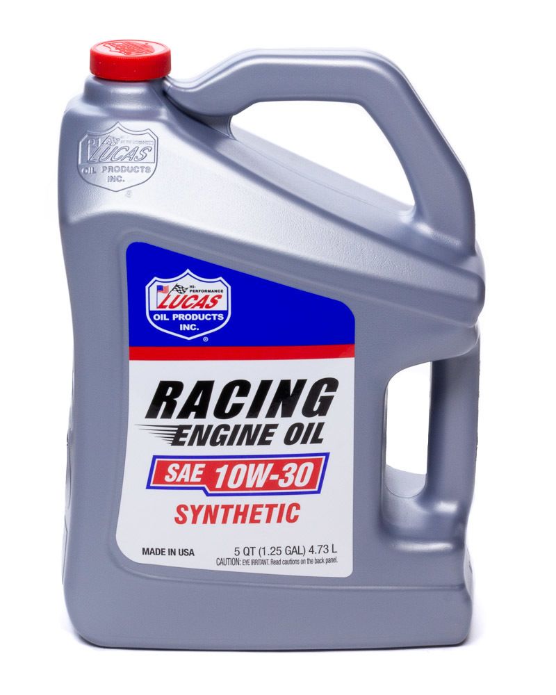 LUCAS OILSynthetic Racing Oil 10w 30 5qt Bottle