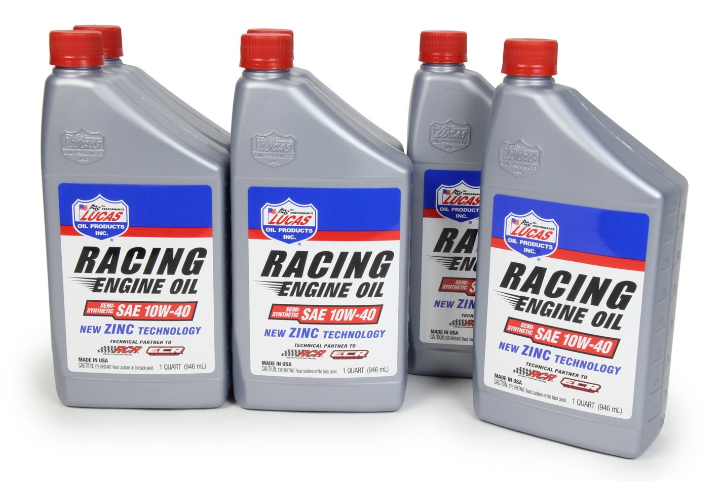 LUCAS OIL10w40 Semi Synthetic Racing Oil Case 6x1 Qt.