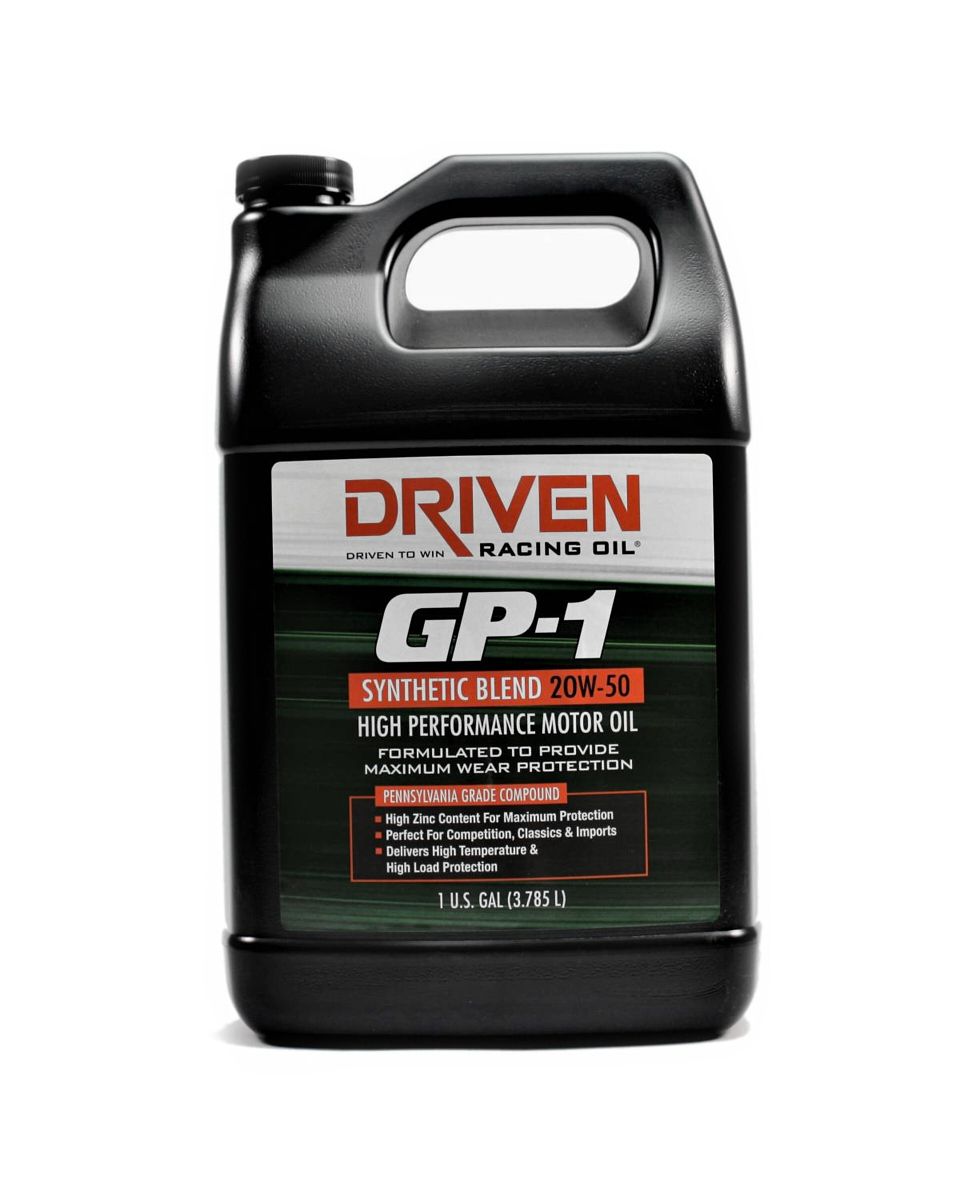 DRIVEN RACING OILGP-1 Synthetic Blend 20w50 1 Gallon Jug
