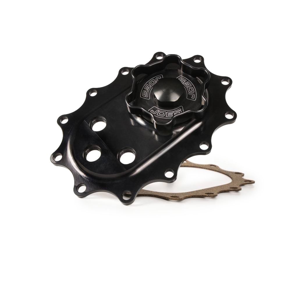 JOES RACING PRODUCTSFuel Filler Top Plate W/ Vent And 6an Ports