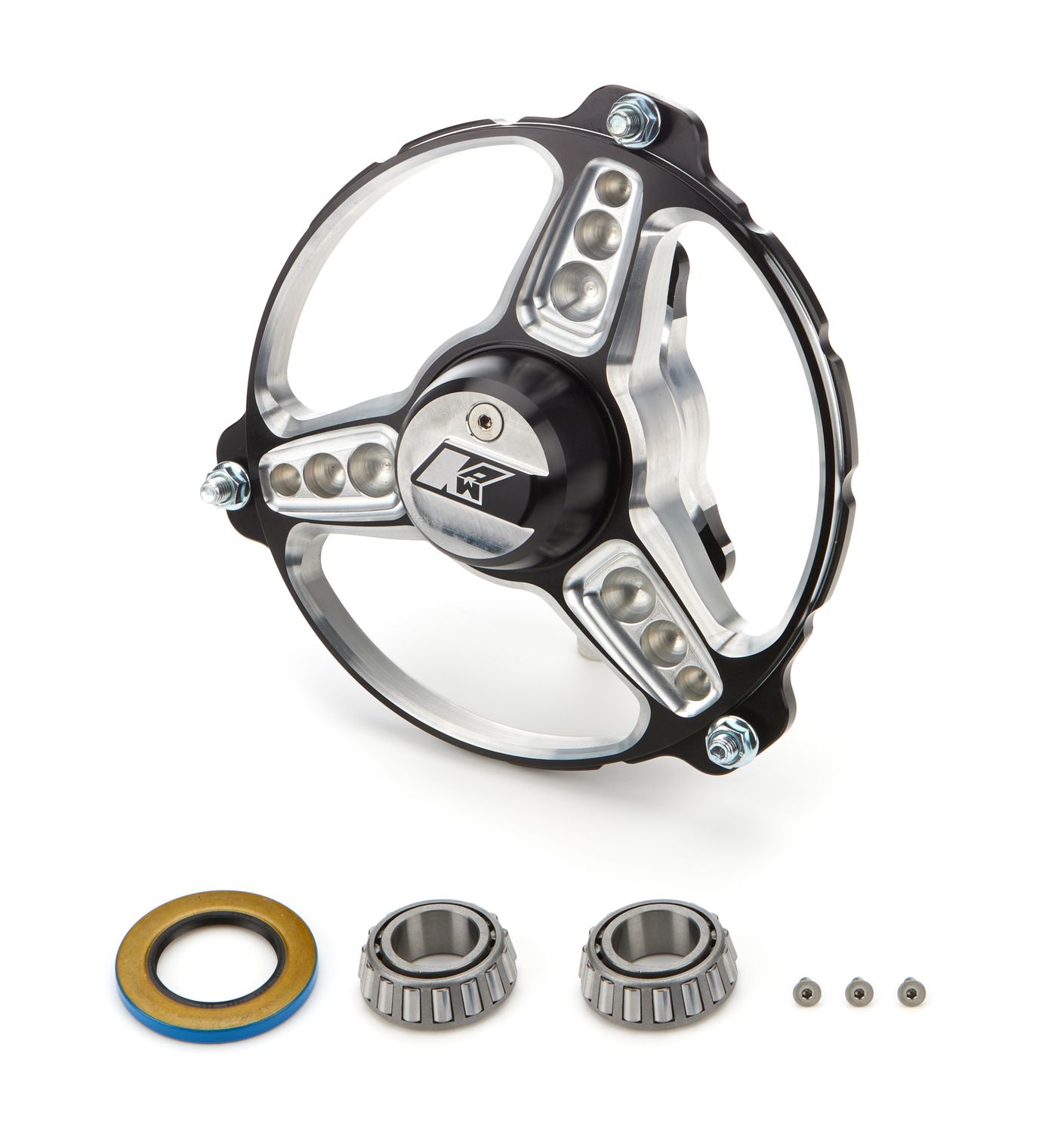 KEIZER ALUMINUM WHEELS, INC.Front Hub Polished Direct Mount w/Bearings