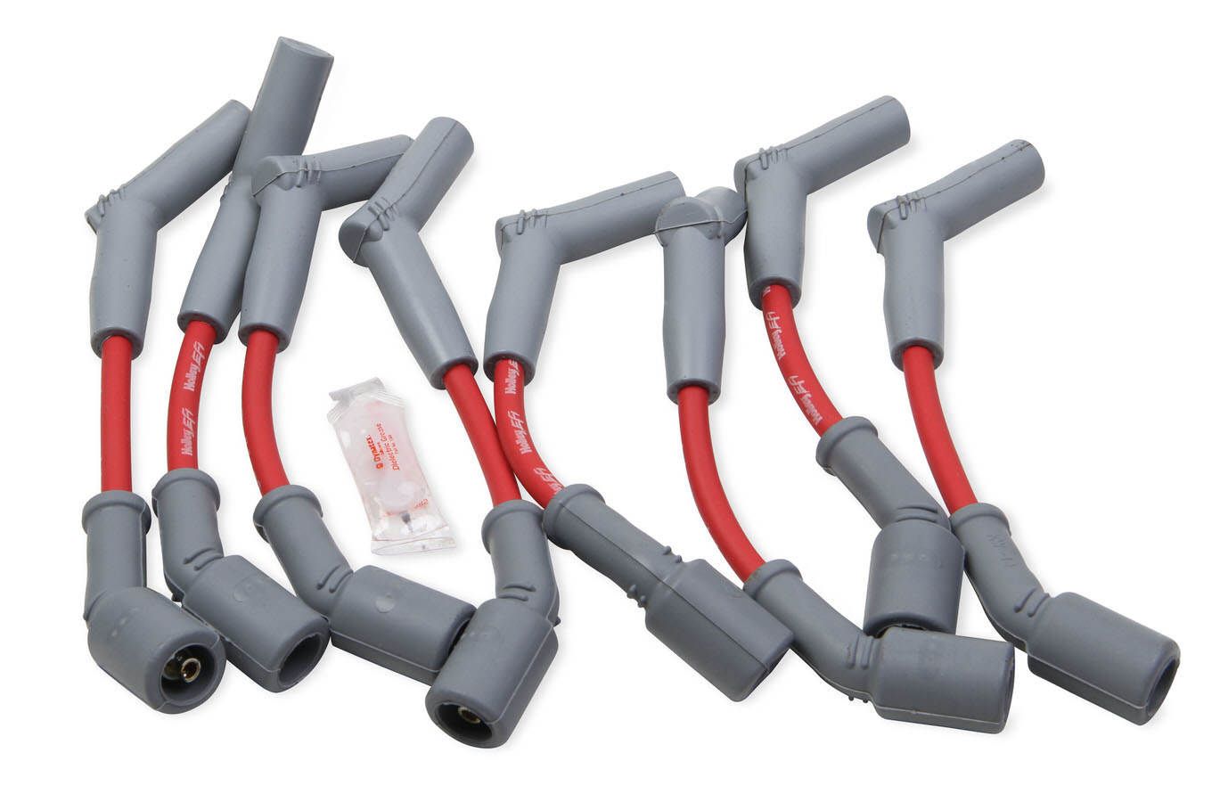 HOLLEYLS 6.2L Spark Plug Wire Set 45-Deg Red