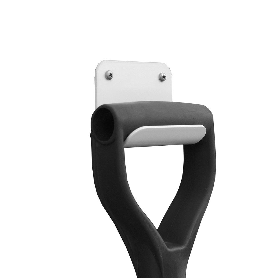HEPFNER RACING PRODUCTSShovel Holder Wall Mount White