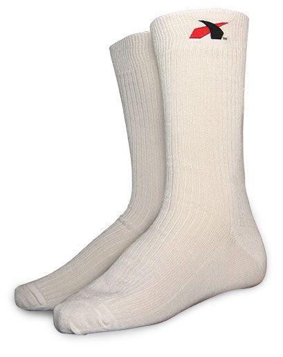 IMPACT RACINGSOCKS NOMEX SFI3.3 LARGE WHITE