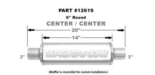 MAGNAFLOW PERF EXHAUSTStainless Steel Muffler