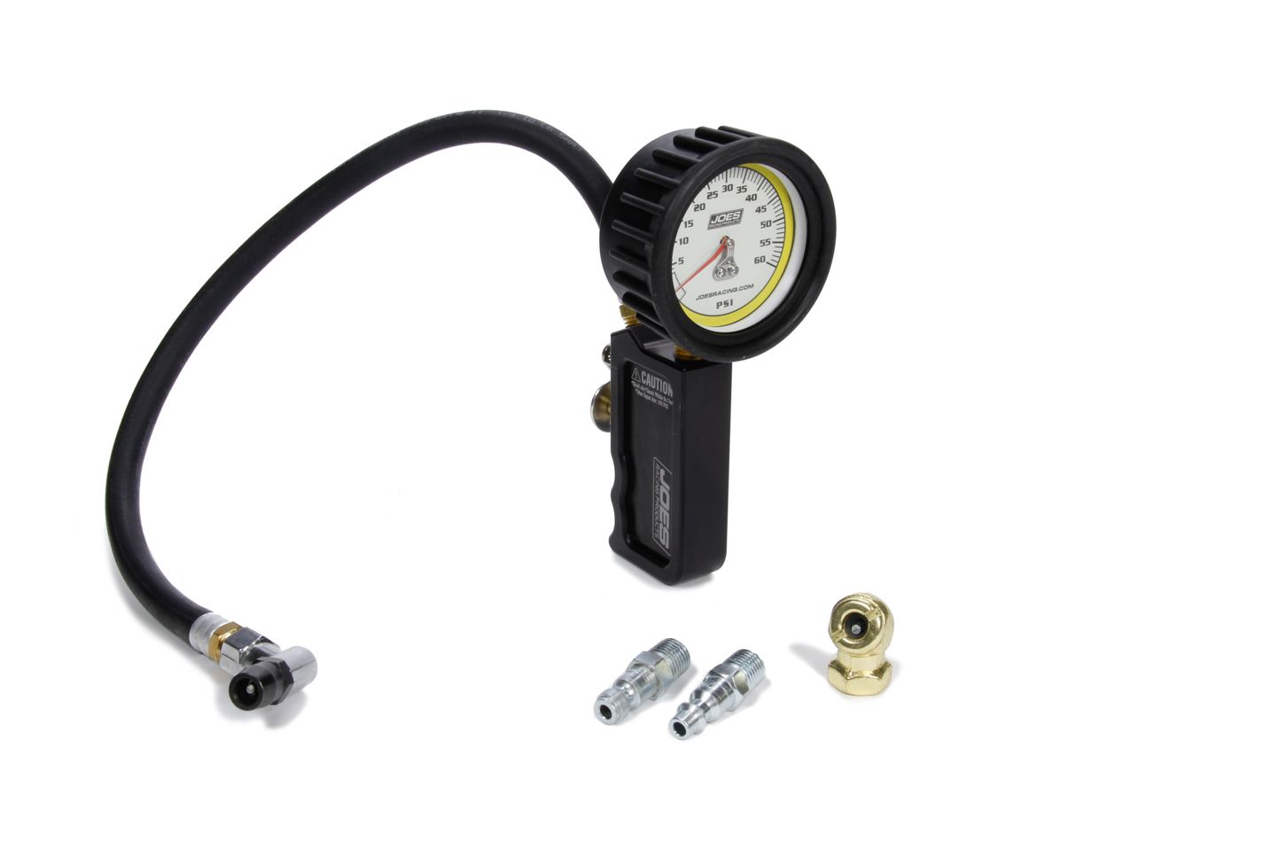 JOES RACING PRODUCTSTire Inflator 0-60psi Analog Billet Quick Fill
