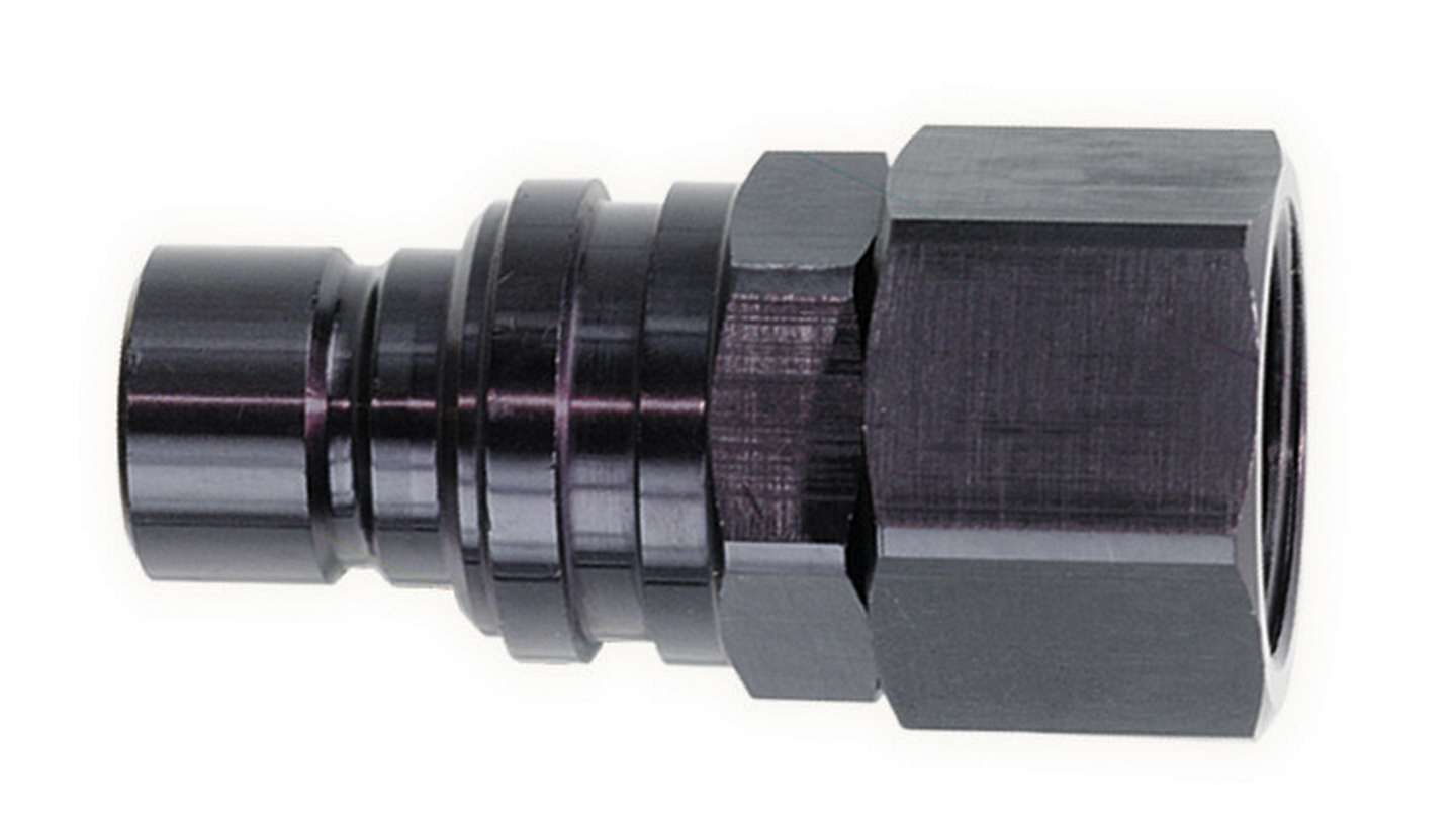 JIFFY-TITEQ/R #6 Female Plug Black