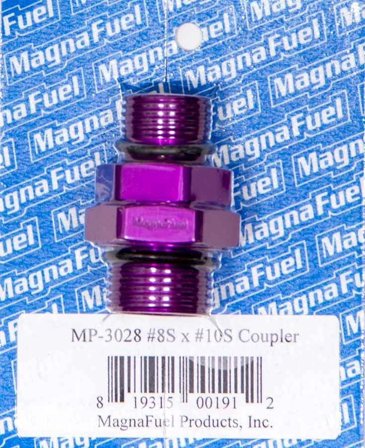 MAGNAFUEL/MAGNAFLOW FUEL SYSTEMS #10 to #8 Straight Coupler Fitting