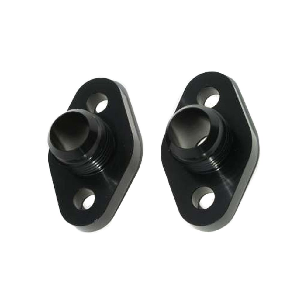 MEZIERESBC #12 Water Pump Port Adapters - Black (2pk)