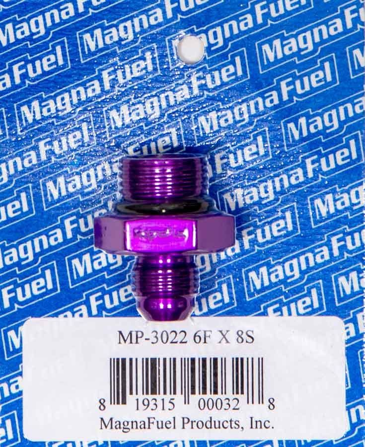 MAGNAFUEL/MAGNAFLOW FUEL SYSTEMS #6an Flare to #8an Port Fitting - Straight