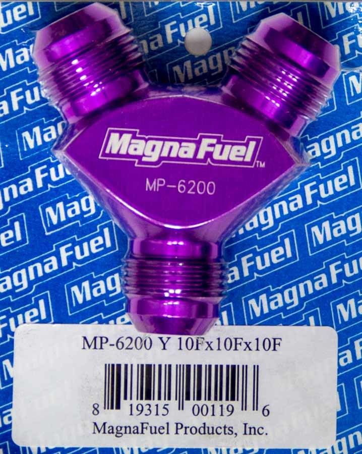 MAGNAFUEL/MAGNAFLOW FUEL SYSTEMS Y-Fitting - 3 #10an Male