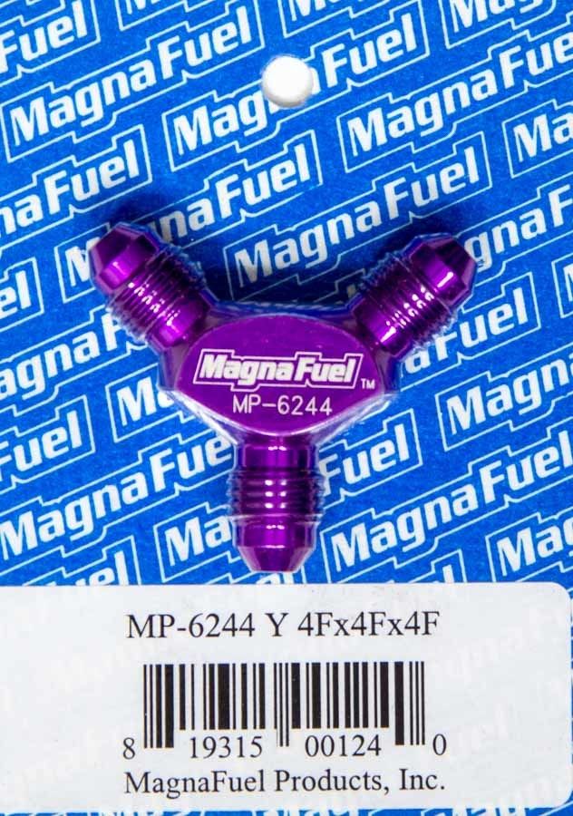 MAGNAFUEL/MAGNAFLOW FUEL SYSTEMS Y-Fitting - 3 #4 Male