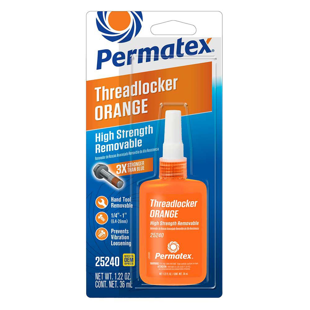 PERMATEXThreadlocker High Streng th Orange 35ml Bottle