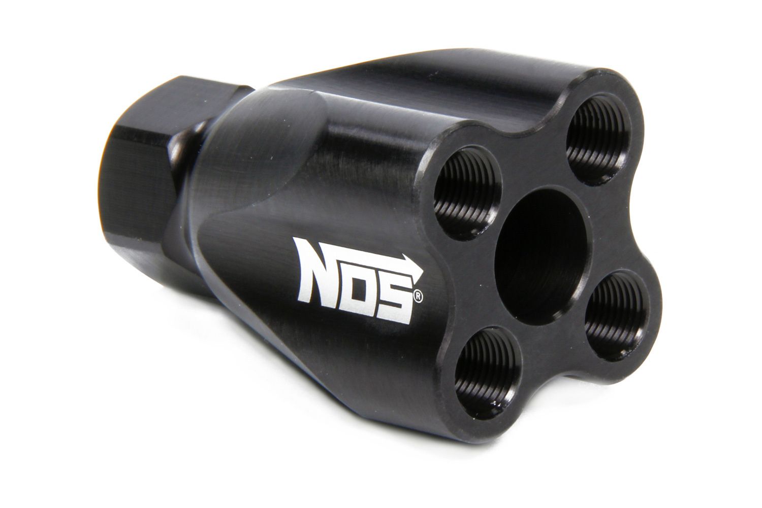 NITROUS OXIDE SYSTEMS Showerhead Distribution Block wo/Fittings Black