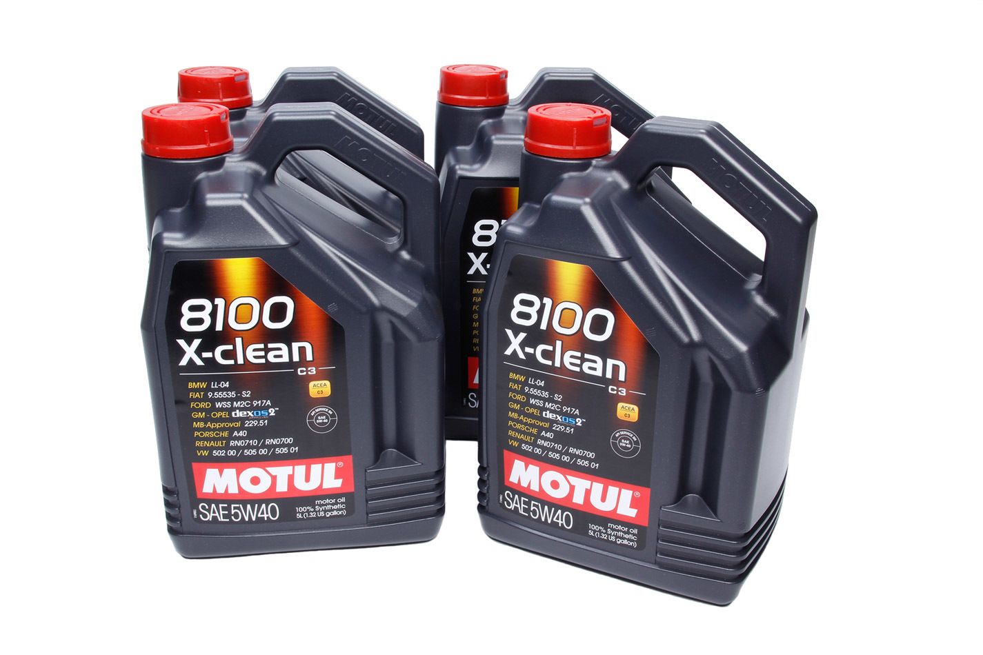 MOTUL USA8100 X-Clean 5w40 Case 4x5 Liter Dexos2