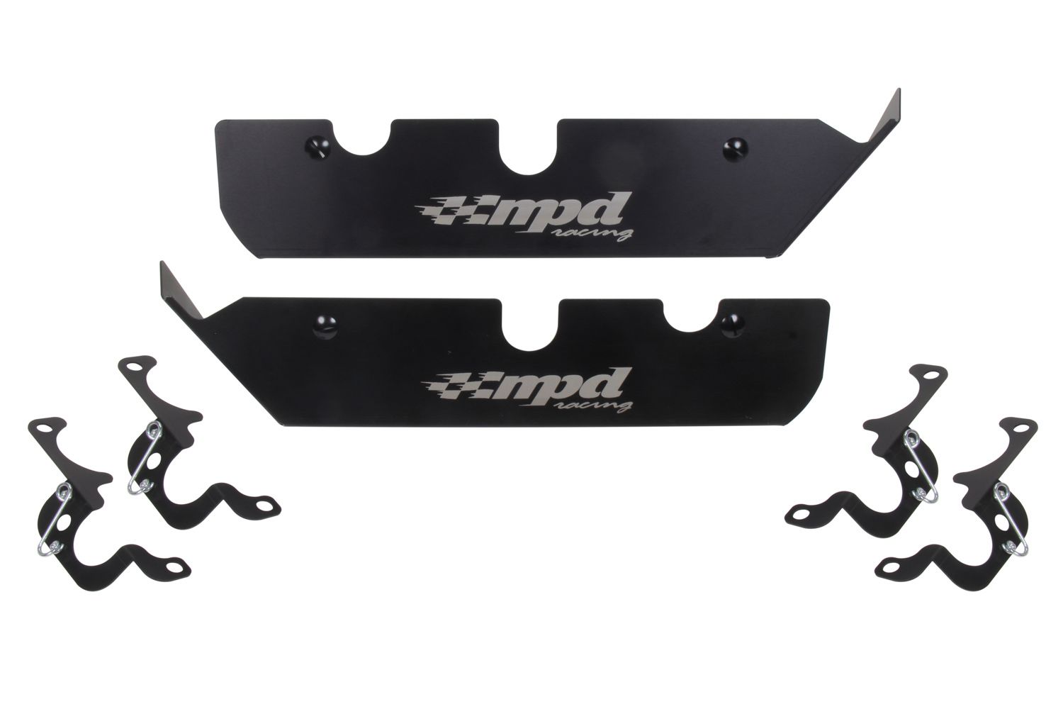 MPD RACING Spark Plug Guards Complete Set Black