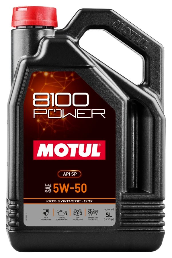 MOTUL USA8100 Sport Power 5w50 5 Liter Bottle