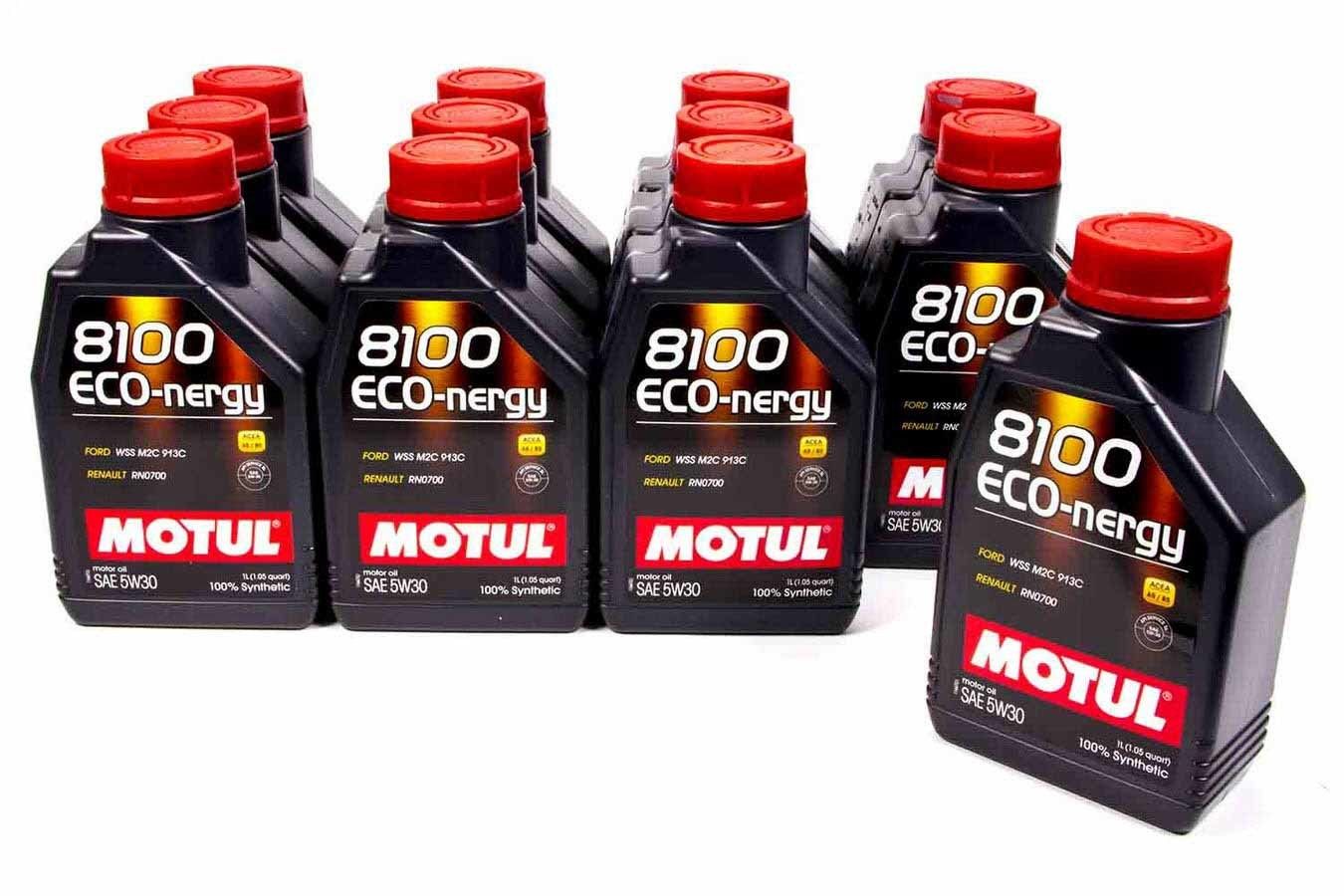 MOTUL USA8100 Eco-Nergy 5w30 Oil Case/12-Liter