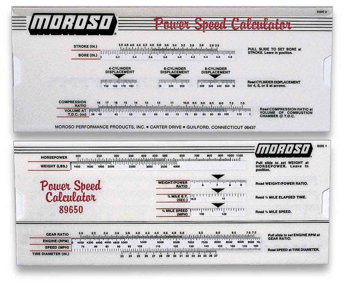 MOROSOPower/Speed Calculator