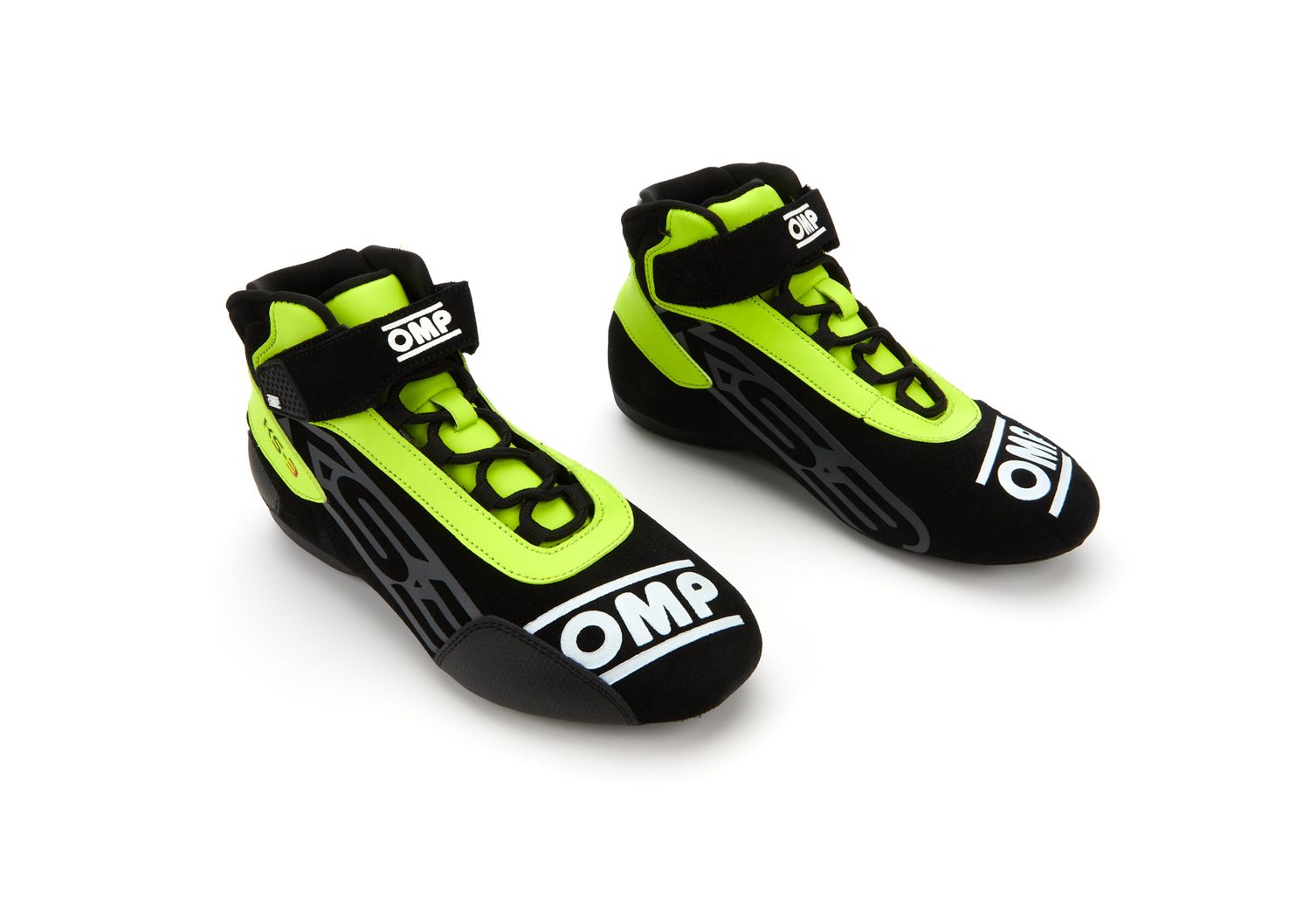 OMP RACING, INC.KS-3 Shoes Black And Flo Yellow Size 39